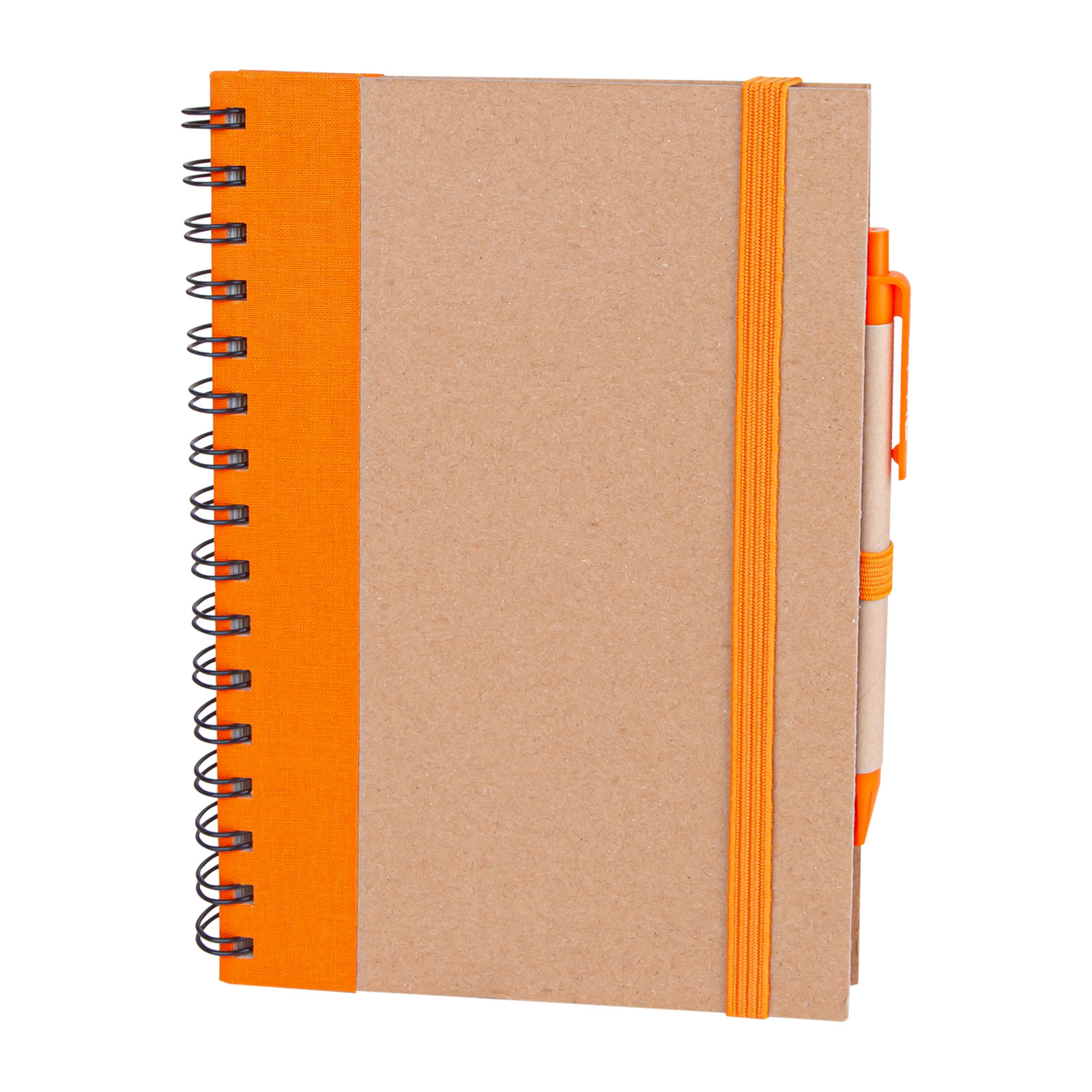 PURSAKLAR TURUNCU SPİRALLİ TARİHSİZ DEFTER (15X21 CM)
