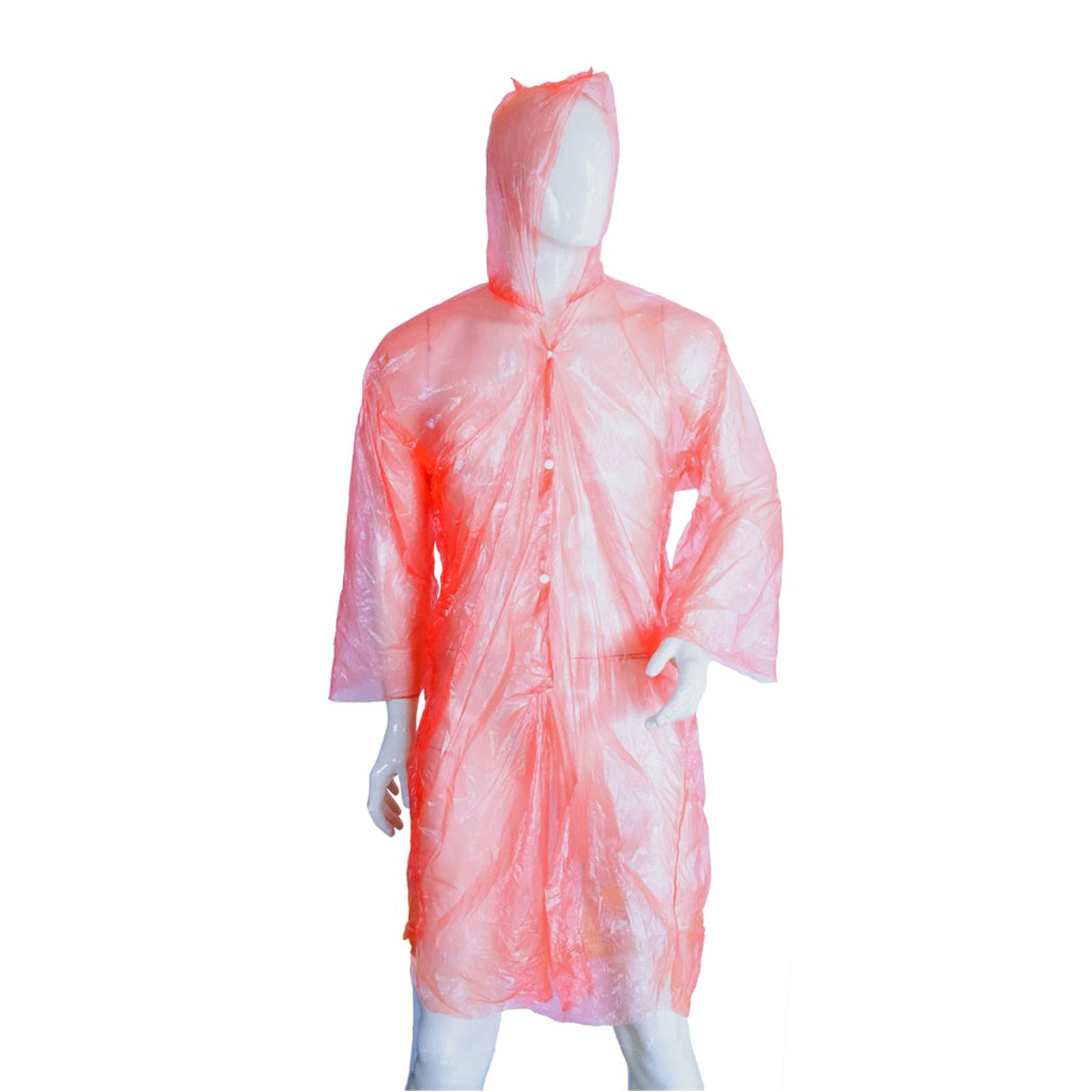 TEK KULLANIMLIK KIRMIZI XL YAĞMURLUK